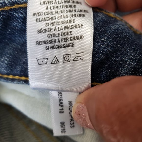 Aeropostale Jeans Chelsea Bootcut Y2K Low Rise Denim Womens Size 3/4 Short - Picture 14 of 16